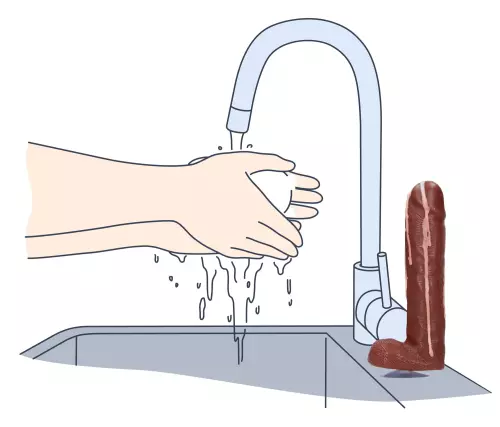 Seife Penis mit Sperma Dicky Braun – 5/7
