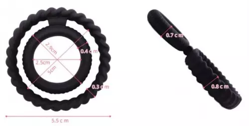 Doppel Cockring Dual Ring – 5/5