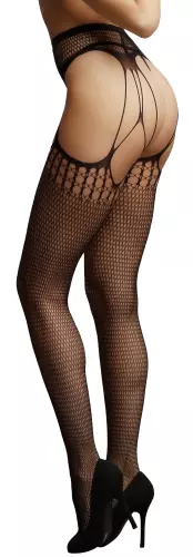 Panty gescheurde look Wild Godess - Zwart – 2/6