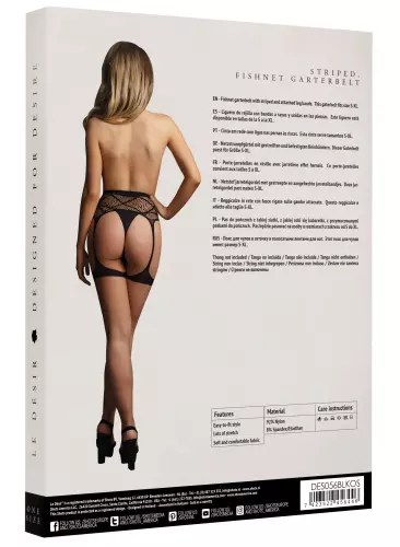 Strumpfhalter Harness-Effekt Sophia - Schwarz – 4/6