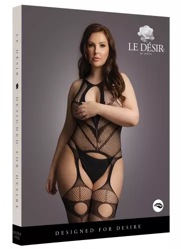 Kombination Große Größe SUSPENDER - Schwarz – 3/6