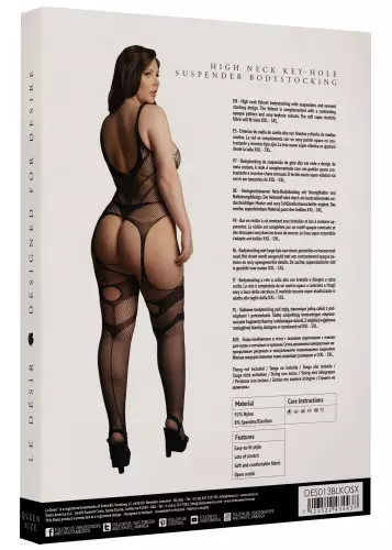 Kombination Große Größe SUSPENDER - Schwarz – 4/6