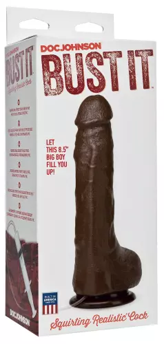Spritzender Dildo Bust It 15 x 5.5cm Schwarz – 2/6