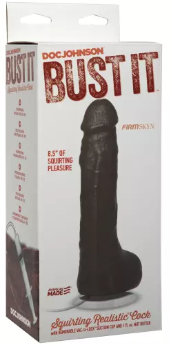 Spritzender Dildo Bust It 15 x 5.5cm Schwarz – 5/6