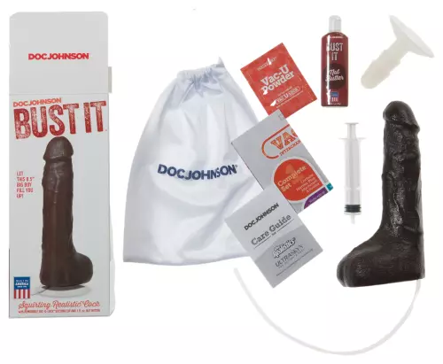 Spritzender Dildo Bust It 15 x 5.5cm Schwarz – 6/6