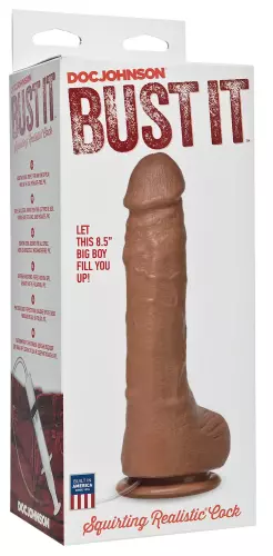 Spritzender Dildo Bust It 15 x 5.5cm Beige – 5/6