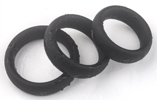 Thick Set 3 Silicone Cockrings Kit