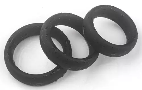 Set mit 3 Penisringen Silikon Thick Set – 1/5