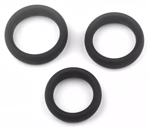 Set mit 3 Penisringen Silikon Thick Set – 2/5