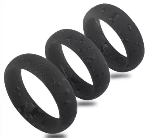 Set mit 3 Penisringen Silikon Thick Set – 3/5