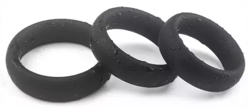 Set mit 3 Penisringen Silikon Thick Set – 4/5