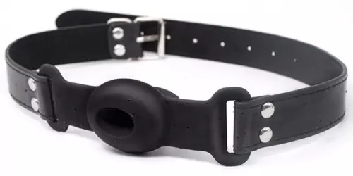 Knebel Drool Hole Schwarz – 1/4
