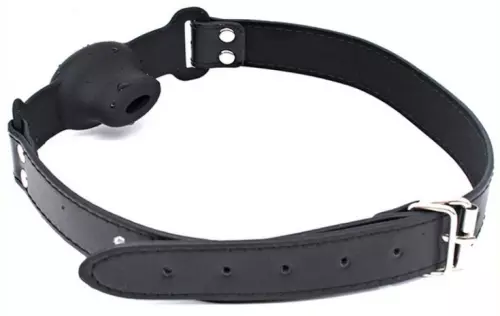 Knebel Drool Hole Schwarz – 2/4