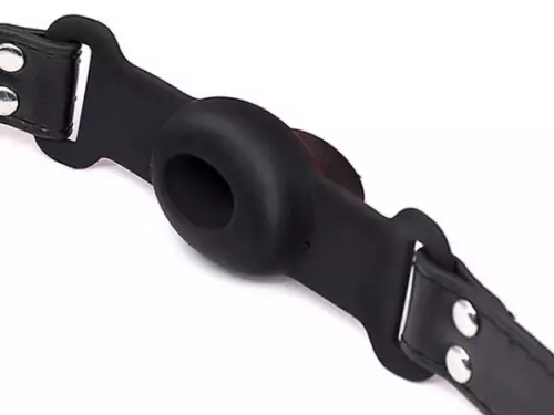 Knebel Drool Hole Schwarz – 3/4