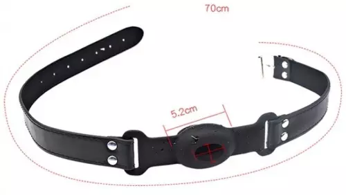 Knebel Drool Hole Schwarz – 4/4
