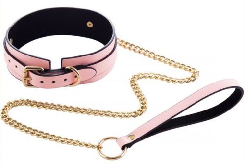 Luminous Phosphorescent Collar-Leash Pink