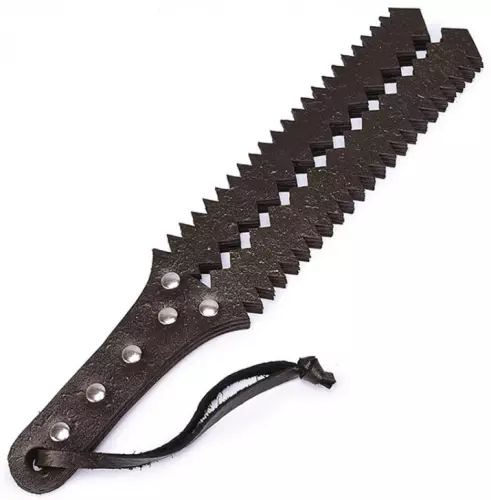 Paddle Kunstleder 6 Riemen Sawtooth 35cm – 1/5