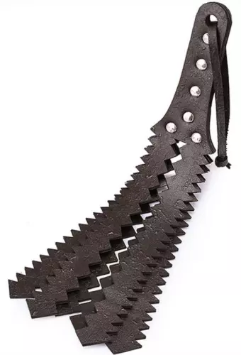 Paddle Kunstleder 6 Riemen Sawtooth 35cm – 2/5