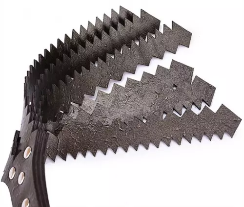 Paddle Kunstleder 6 Riemen Sawtooth 35cm – 3/5