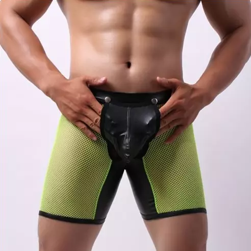 Bottomless Long OPEN IT Neon Gelb – 5/6