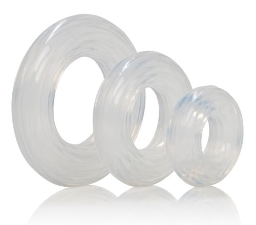 Set of 3 Transparent Ring Cockrings