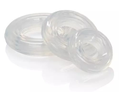 Set mit 3 transparenten Cockringen Ring Set – 6/6