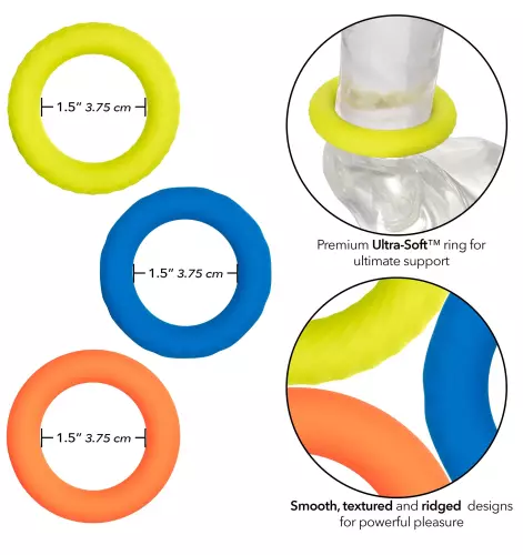 Set mit 3 Cockringen Link Up Climax 38mm – 6/7