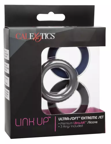 Cockrings-Set Ultraballs Oxballs Schwarz-Blau – 4/9