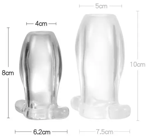 Analer Tunnel-Plug Nymbus Transparent 7 x 4 cm – 5/5