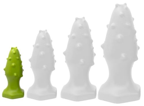 Monster Spike silicone plug S 8 x 3.5cm Green
