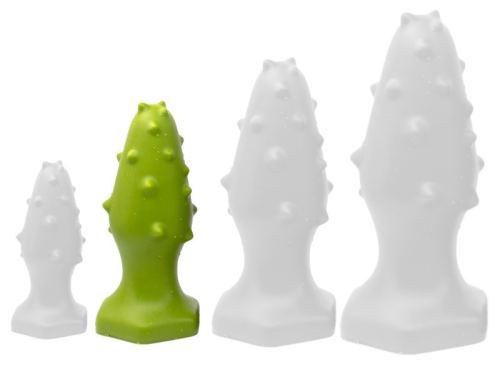 Monster Spike silicone plug M 12 x 4.5cm Green