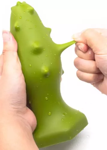 Silikon Butt Plug Monster Spike M 12 x 4,5cm Grün – 3/3