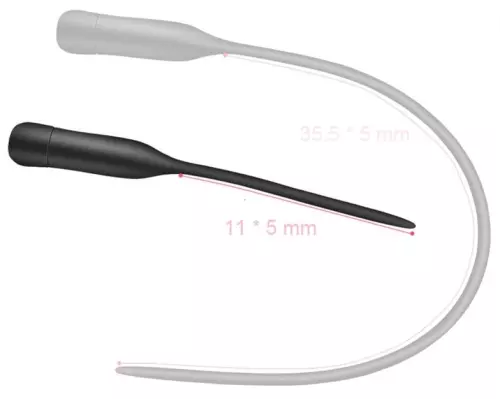 Vibrierende Silikon-Harnröhrenbeule Tigly Small 11cm - Durchmesser 5mm – 4/4