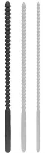 Harnröhrenstab Silikon Thread L 17cm - Durchmesser 9mm – 1/3