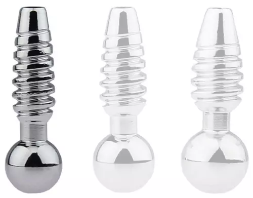 Durchbohrter Penisplug Screw 2.5cm - Durchmesser 8mm – 1/4