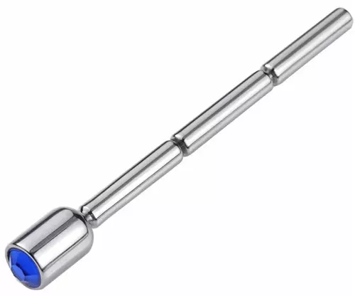 Harnröhrenschmuck Thin Diamond 6cm - Durchmesser 4mm Blau – 2/7
