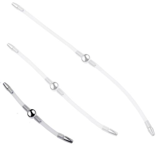 Double flexible urethral rod Flexi Duo 15cm - Diameter 8mm