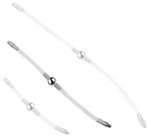 Doppelte flexible Harnröhrenstange Flexi Duo 24cm - Durchmesser 8mm – 1/3