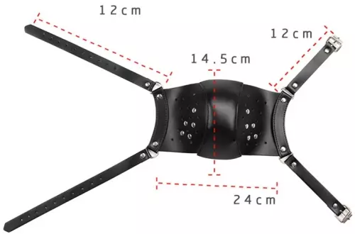 Punk-Maske Schwarz – 6/6