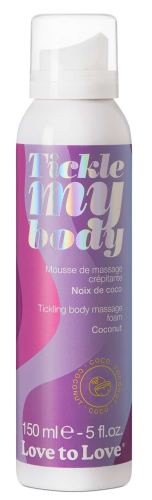 Tickel My Body Crackling Massage Mousse Coconut 150ml