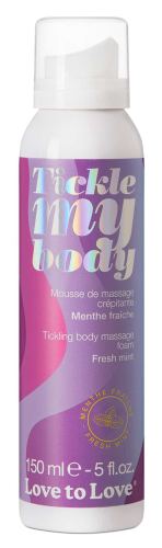 Tickle My Body Crackling Massage Mousse Mint 150ml
