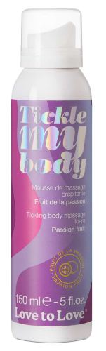 Tickle My Body Crackling Massage Mousse Passion Fruit 150ml