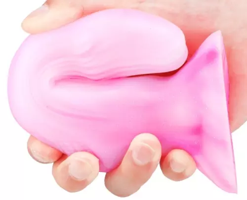 Alivax Butt Plug 15 x 5cm Rosa-Weiß – 3/3