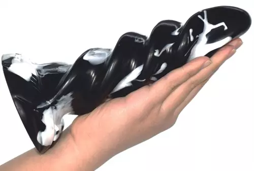 Analplugg Gimlix 19 x 5.5cm Schwarz-Weiß – 2/2
