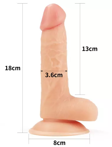 Soft Dude Realistic Dildo 13 x 3.5cm – 7/12