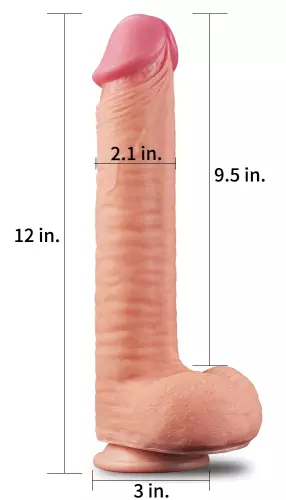 Gode réaliste King Size XL Nature Cock 25 x 6cm – 3/16