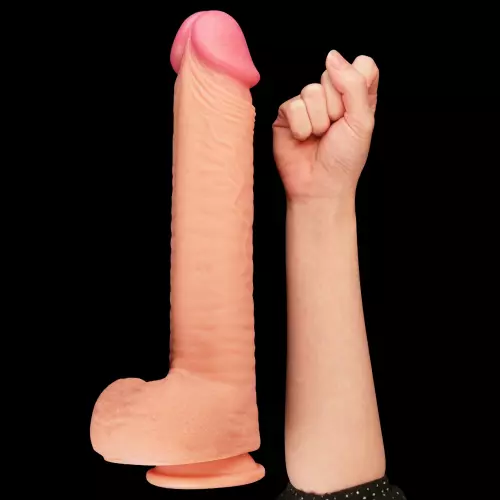 Gode réaliste King Size XL Nature Cock 25 x 6cm – 9/16