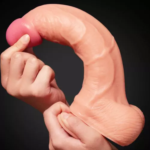 Gode réaliste Uppy King Size Nature Cock 19 x 5cm – 9/10