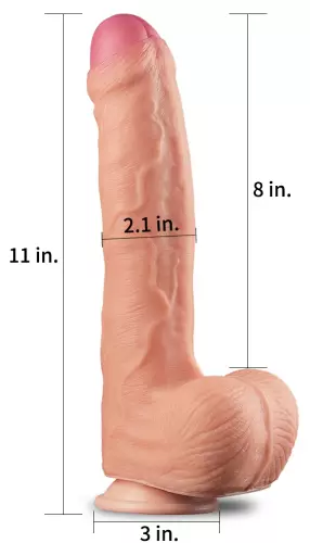 Gode réaliste King Size Nature Cock 20 x 5cm – 3/10