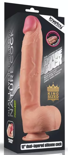 Gode réaliste King Size Strong Nature Cock 22 x 5.7cm – 2/10